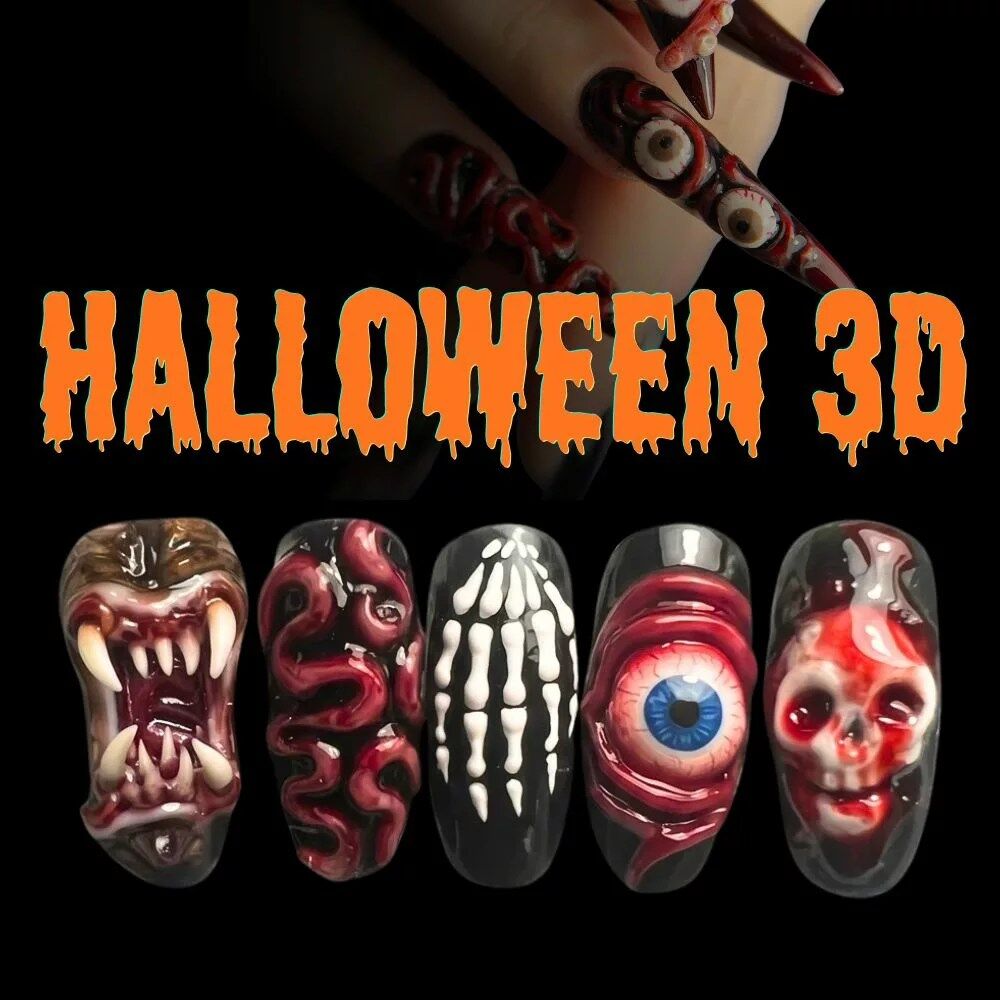 Halloween 3D Nail Art Online